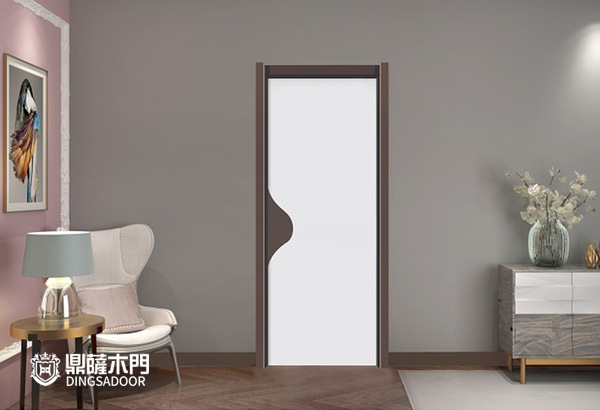 重庆鼎萨木门：现代简约木门展示　水滴设计
