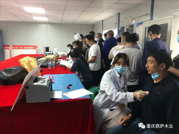 企业动态 | 体检中心走进企业，关爱职工健康，鼎萨一直在行动！6